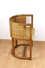 20TH CENTURY, ART NOUVEAU, ELMWOOD, ARMCHAIR, PRAG-RUDNIKER, VIENNA