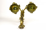 19TH CENTURY, AUSTRIA, BAROQUE, CANDLE WALL SCONCES, PAIR