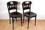 ART NOUVEAU, BENTWOOD, CHAIRS, J&J KOHN, VIENNA, 1910