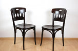 ART NOUVEAU, BENTWOOD, CHAIRS, J&J KOHN, VIENNA, 1910