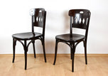 ART NOUVEAU, BENTWOOD, CHAIRS, J&J KOHN, VIENNA, 1910