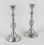 19TH CENTURY, AUSTRIA, SILVER, PAIR OF CANDLESTICKS, DIANA HEAD