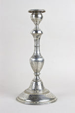 19TH CENTURY, AUSTRIA, SILVER, PAIR OF CANDLESTICKS, DIANA HEAD