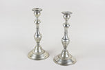 19TH CENTURY, AUSTRIA, SILVER, PAIR OF CANDLESTICKS, DIANA HEAD