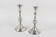 19TH CENTURY, AUSTRIA, SILVER, PAIR OF CANDLESTICKS, DIANA HEAD