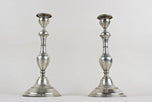 19TH CENTURY, AUSTRIA, SILVER, PAIR OF CANDLESTICKS, DIANA HEAD