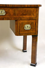 19TH CENTURY, AUSTRIA, BIEDERMEIER WRITING DESK, NUTWOOD, CIRCA 1830