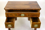 19TH CENTURY, AUSTRIA, BIEDERMEIER WRITING DESK, NUTWOOD, CIRCA 1830