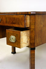 19TH CENTURY, AUSTRIA, BIEDERMEIER WRITING DESK, NUTWOOD, CIRCA 1830