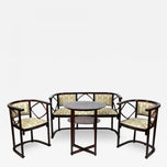 ART NOUVEAU, BENTWOOD, SALON SUITE, JOSEF HOFFMANN, AUSTRIA, 1905