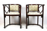 ART NOUVEAU, BENTWOOD, SALON SUITE, JOSEF HOFFMANN, AUSTRIA, 1905