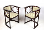 ART NOUVEAU, BENTWOOD, SALON SUITE, JOSEF HOFFMANN, AUSTRIA, 1905