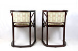 ART NOUVEAU, BENTWOOD, SALON SUITE, JOSEF HOFFMANN, AUSTRIA, 1905
