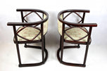 ART NOUVEAU, BENTWOOD, SALON SUITE, JOSEF HOFFMANN, AUSTRIA, 1905