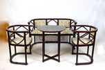 ART NOUVEAU, BENTWOOD, SALON SUITE, JOSEF HOFFMANN, AUSTRIA, 1905