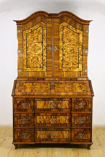 18TH CENTURY, GERMANY, BAROQUE, NUTWOOD, WRITING CABINET