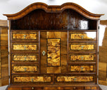 18TH CENTURY, GERMANY, BAROQUE, NUTWOOD, WRITING CABINET