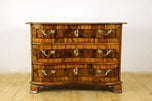 18TH CENTURY, SOUTH GERMANY, NUTWOOD, BAROQUE, CHEST OF DRAWERS, COMMODE