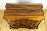 18TH CENTURY, SOUTH GERMANY, NUTWOOD, BAROQUE, CHEST OF DRAWERS, COMMODE