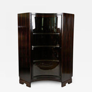 ART DECO, PALISANDER, DISPLAY CABINET, FRANCE, 1930
