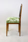 18TH CENTURY, AUSTRIA, CHERRYWOOD SIDE CHAIR, NEWLY UPHOLSTERED