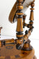 19TH CENTURY, OAKWOOD, VANITY TABLE, CANDLESTICKS, MICRO-INLAYS, AUSTRIA
