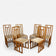 20TH CENTURY, AUSTRIA, ART NOUVEAU DINING CHAIRS, JOSEF HOFFMANN, SET OF 6