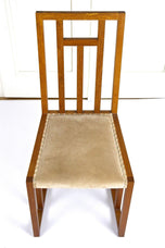 20TH CENTURY, AUSTRIA, ART NOUVEAU DINING CHAIRS, JOSEF HOFFMANN, SET OF 6