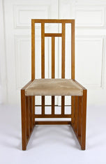 20TH CENTURY, AUSTRIA, ART NOUVEAU DINING CHAIRS, JOSEF HOFFMANN, SET OF 6