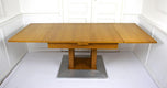 20TH CENTURY, AUSTRIA, OAKWOOD DINING TABLE, EXTENDABLE