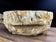 PETRIFIED WOOD SINK, BEIGE, BROWN, YELLOW, POLISHED