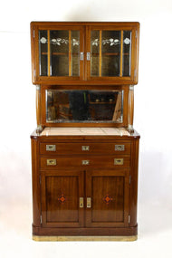 20TH CENTURY, ART NOUVEAU, MAHOGANY, BUFFET, CABINET
