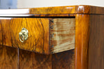 19TH CENTURY, AUSTRIA, NUTWOOD, TRUMEAU, COMMODE