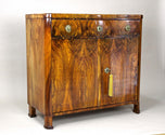 19TH CENTURY, AUSTRIA, NUTWOOD, TRUMEAU, COMMODE