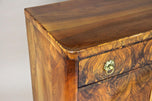 19TH CENTURY, AUSTRIA, NUTWOOD, TRUMEAU, COMMODE