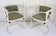 ART NOUVEAU, THONET, ARMCHAIRS, JOSEF HOFFMANN, WHITE LACQUERED, 1905