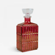20TH CENTURY, ART DECO, GLASS DECANTER, AUSTRIA, 1930