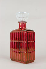 20TH CENTURY, ART DECO, GLASS DECANTER, AUSTRIA, 1930