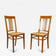 PAIR, ART NOUVEAU, BENTWOOD CHAIRS, J&J KOHN, AUSTRIA, 1910