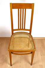 PAIR, ART NOUVEAU, BENTWOOD CHAIRS, J&J KOHN, AUSTRIA, 1910