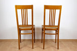PAIR, ART NOUVEAU, BENTWOOD CHAIRS, J&J KOHN, AUSTRIA, 1910