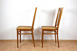 PAIR, ART NOUVEAU, BENTWOOD CHAIRS, J&J KOHN, AUSTRIA, 1910