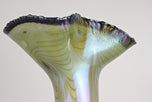 20TH CENTURY, GERMANY, IRIDESCENT GLASS VASE, SIGNED, 1982
