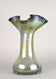 20TH CENTURY, GERMANY, IRIDESCENT GLASS VASE, SIGNED, 1982