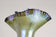 20TH CENTURY, GERMANY, IRIDESCENT GLASS VASE, SIGNED, 1982