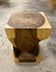 ORGANIC MODERN SUAR WOOD SIDE TABLE, STOOL, INDONESIA, 2023
