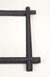 RUSTIC, WOODEN, TRAMP ART, MIRROR, HAND CARVED, AUSTRIA, CIRCA 1830
