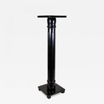 ART NOUVEAU, AUSTRIA, COLUMN PEDESTAL, EBONIZED BEECHWOOD, CIRCA 1900