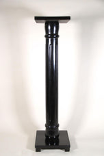 ART NOUVEAU, AUSTRIA, COLUMN PEDESTAL, EBONIZED BEECHWOOD, CIRCA 1900