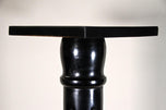 ART NOUVEAU, AUSTRIA, COLUMN PEDESTAL, EBONIZED BEECHWOOD, CIRCA 1900